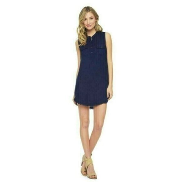 👗 SPLENDID Sheath Raw Hem Dress Size S - Picture 1 of 5